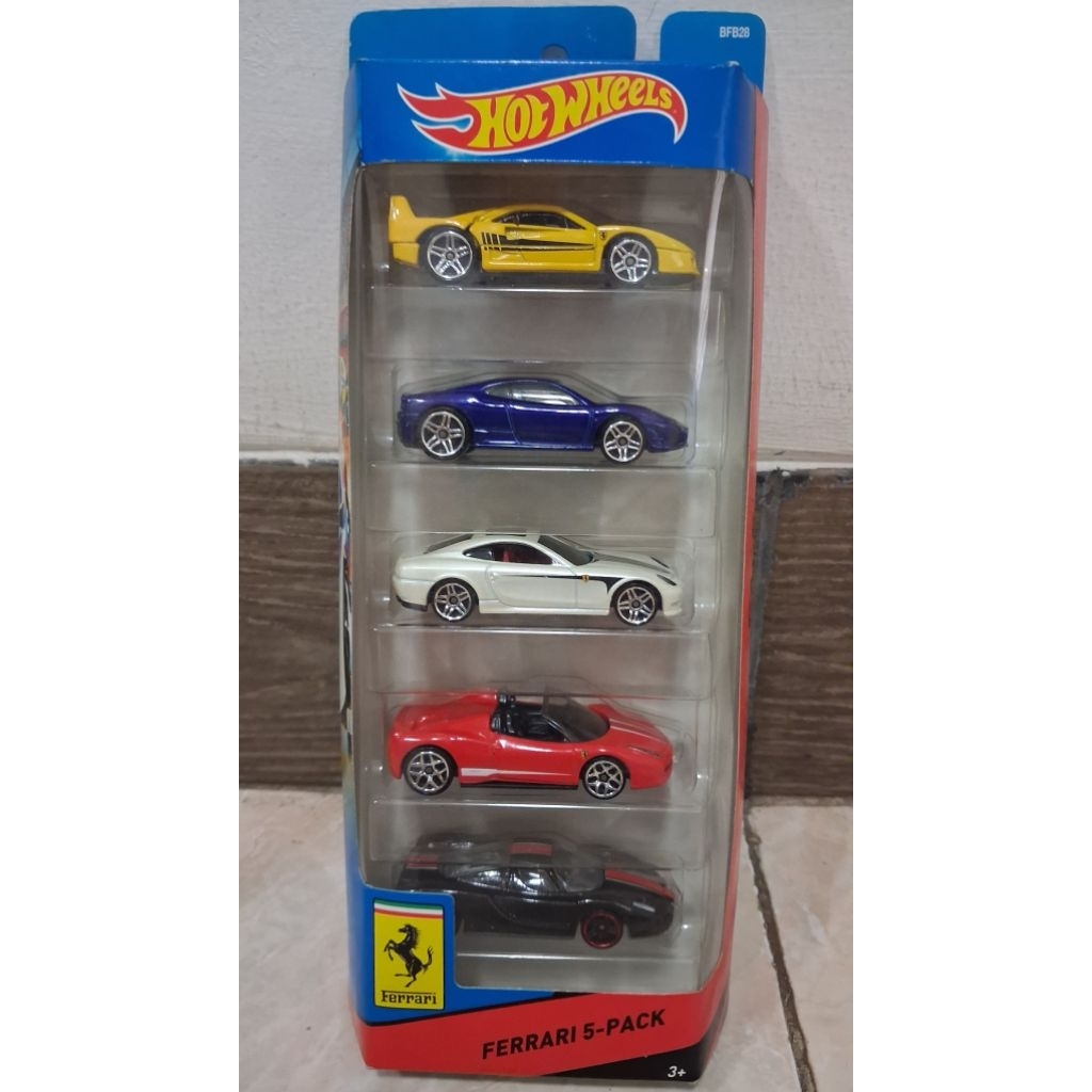 Hot Wheel FERRARI 5-pack