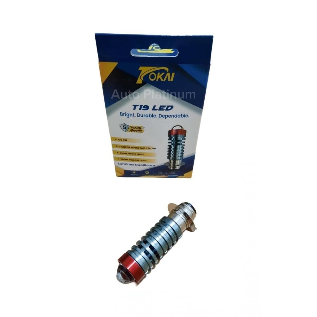 Lampu Depan Motor Led T19 H6 Laser Cahaya Putih Kuning 12 Volt
