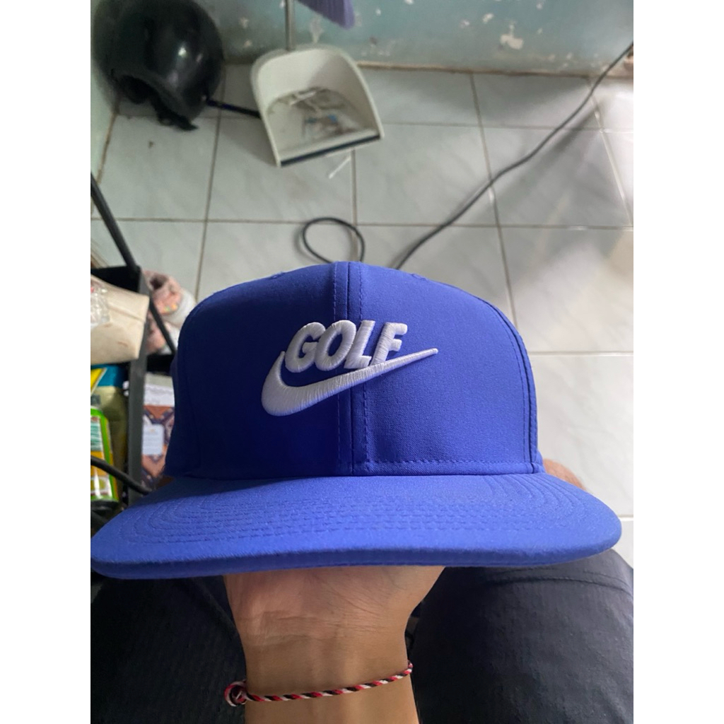Topi NIKE GOLF Biru Original Second