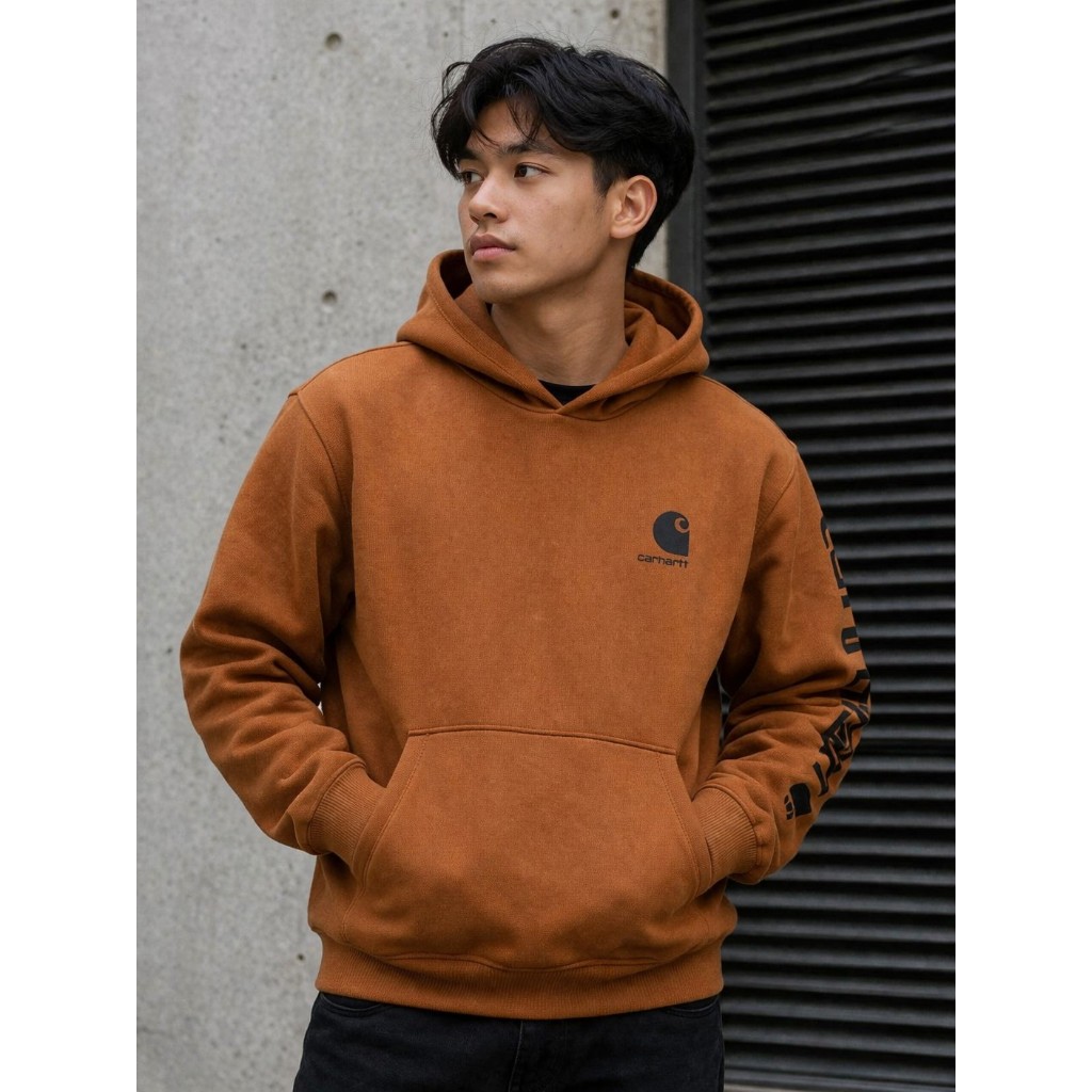 Hoodie Carhartt Youth Graphic Hoodie Brown Original