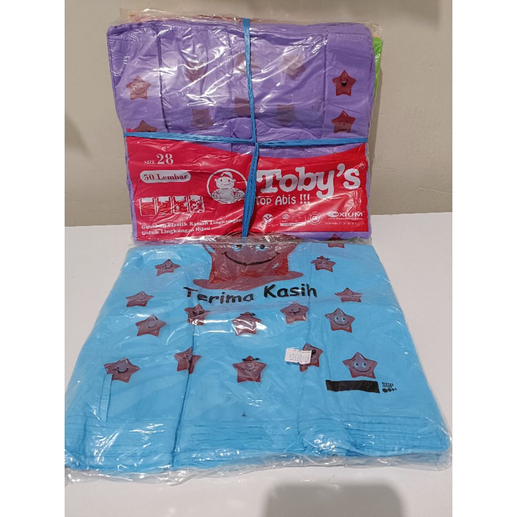 Kantong Plastik Ramah Lingkungan - Kresek motif 28 Ukuran 28x38cm