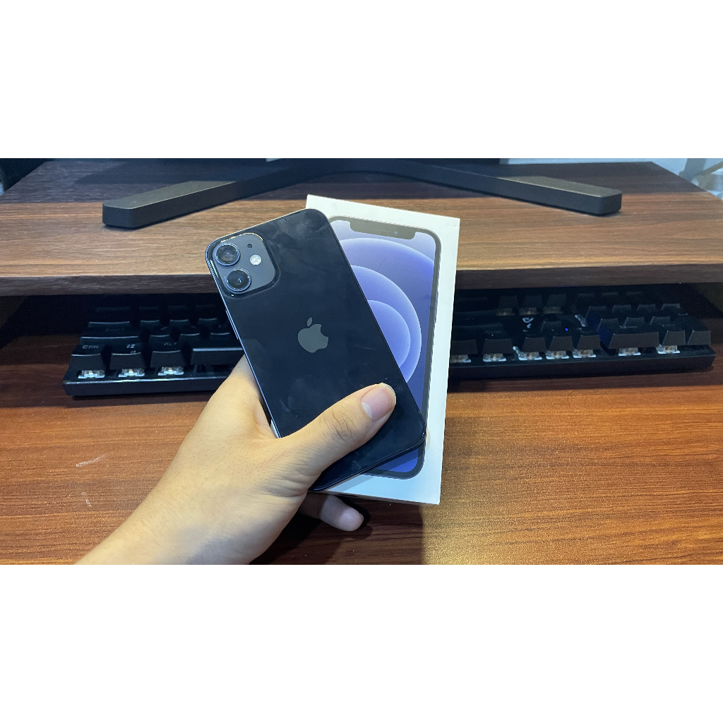 IPHONE 12 MINI BLACK 128 GB RESMI IBOX SECOND