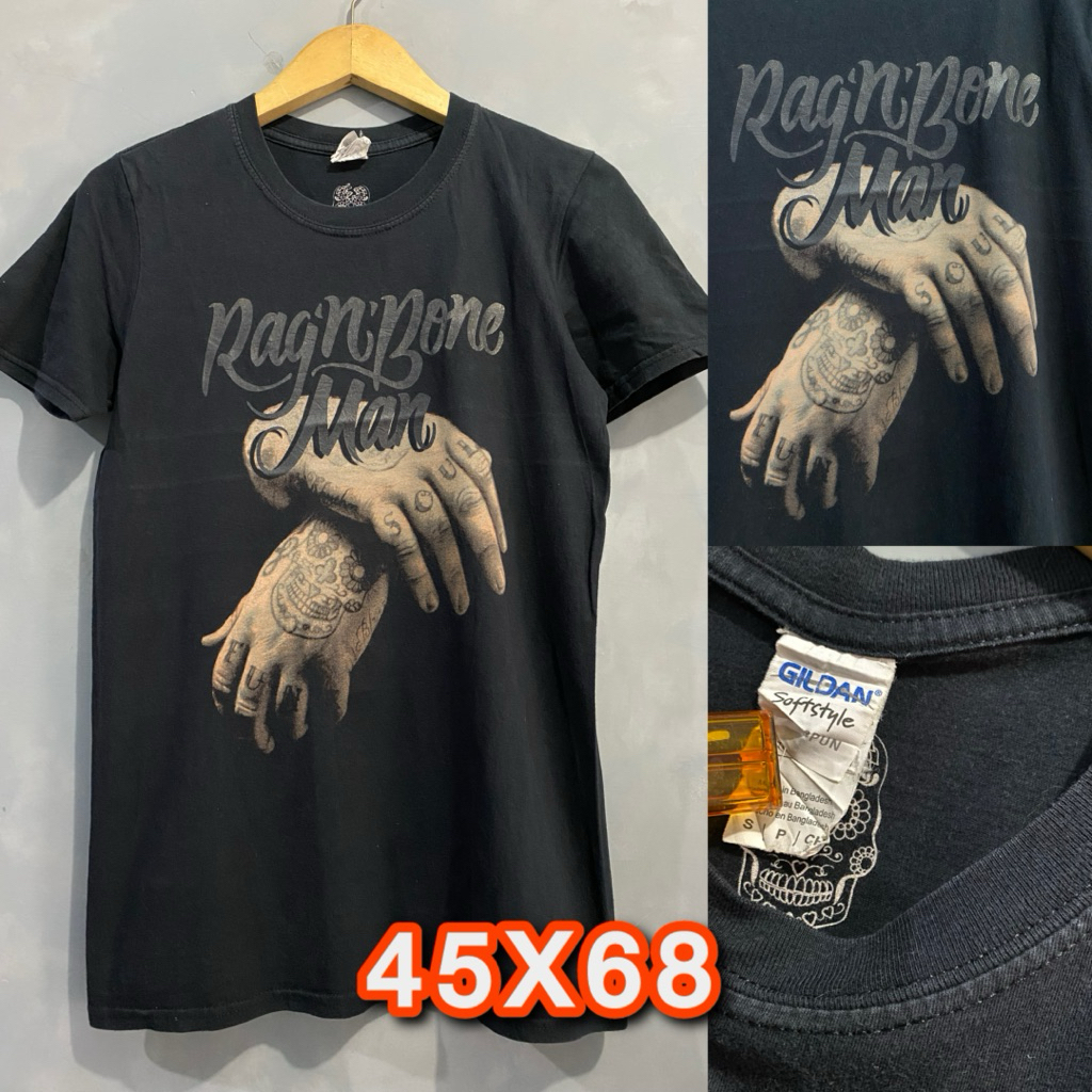 Kaos Rag'n'Bone Man T-Shirt Music Merch Gildan Softstyle Second Original
