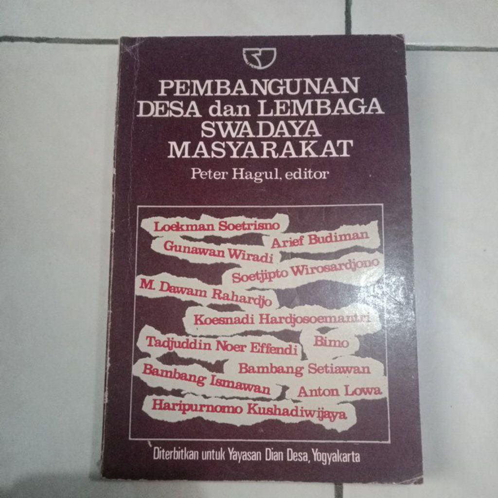 buku pembangunan desa dan lembaga swadaya masyarakat