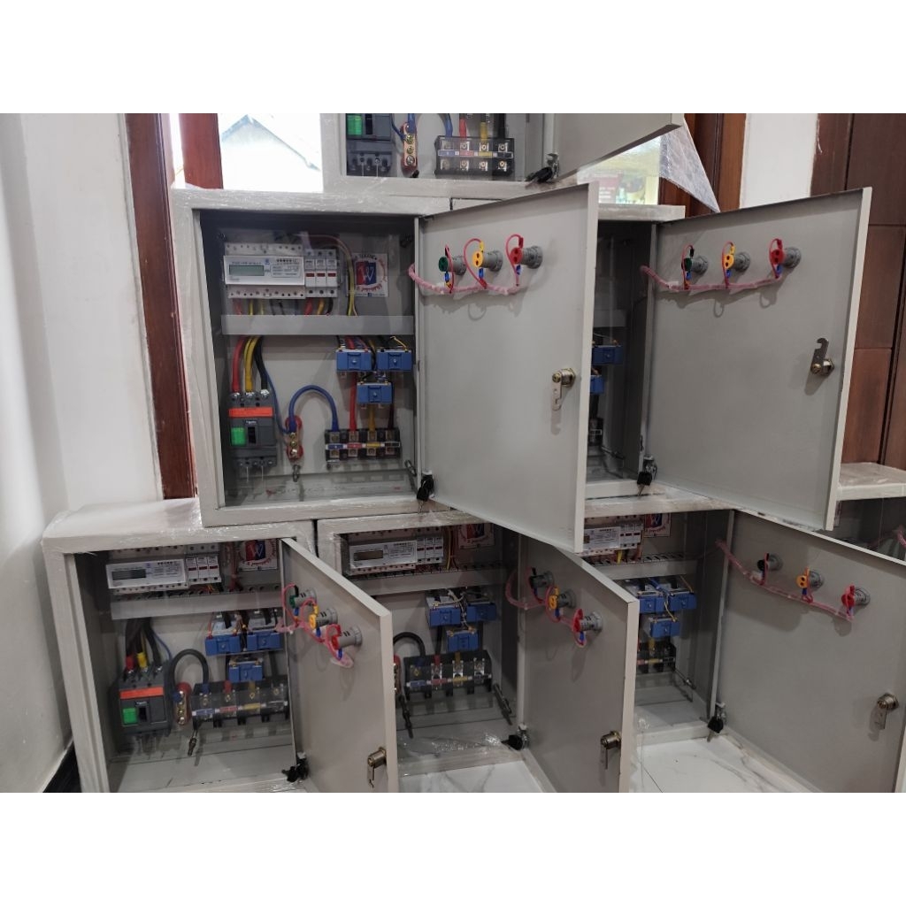 Panel KWH Meter Schneider 3Phase Analog dan Digital Maksimal 100Ampere