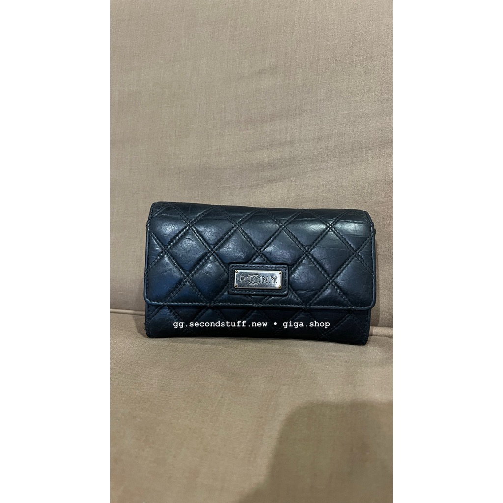 RARE - AUTHENTIC DOMPET WALLET CHANEL LEATHER VINTAGE