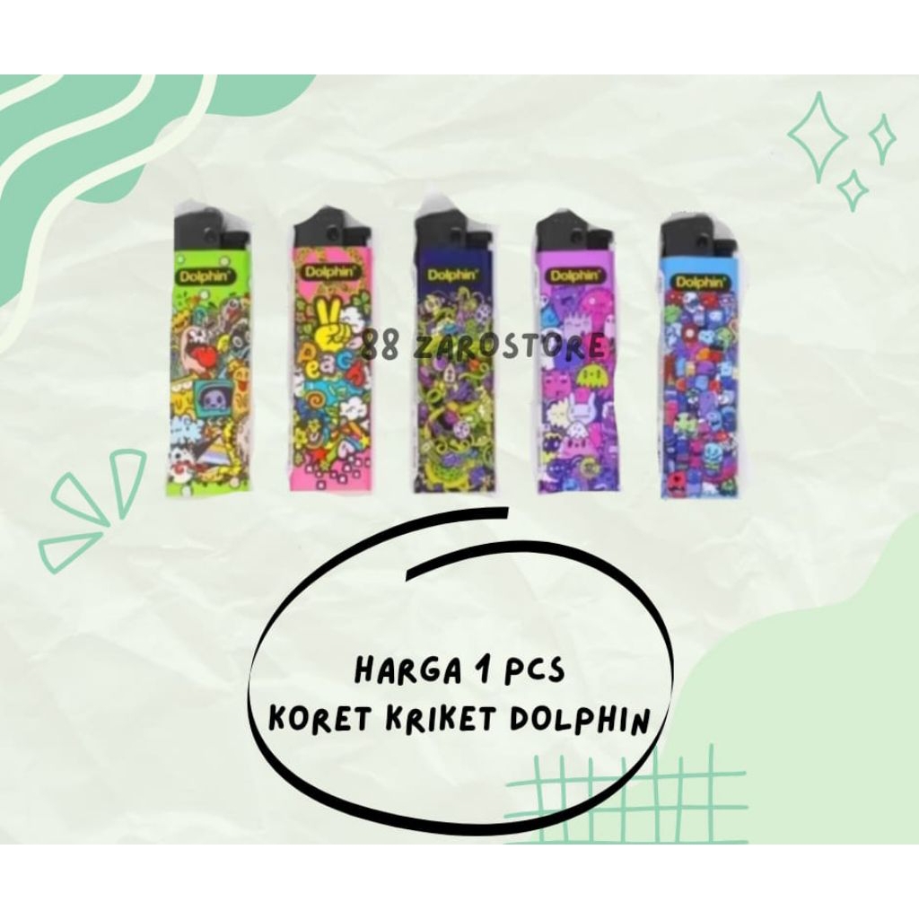 KOREK GAS RODA KRIKET DOLPHIN / KOREK KRIKET / GAS RODA / KOREK CRICKET ORI / KOREK GAS