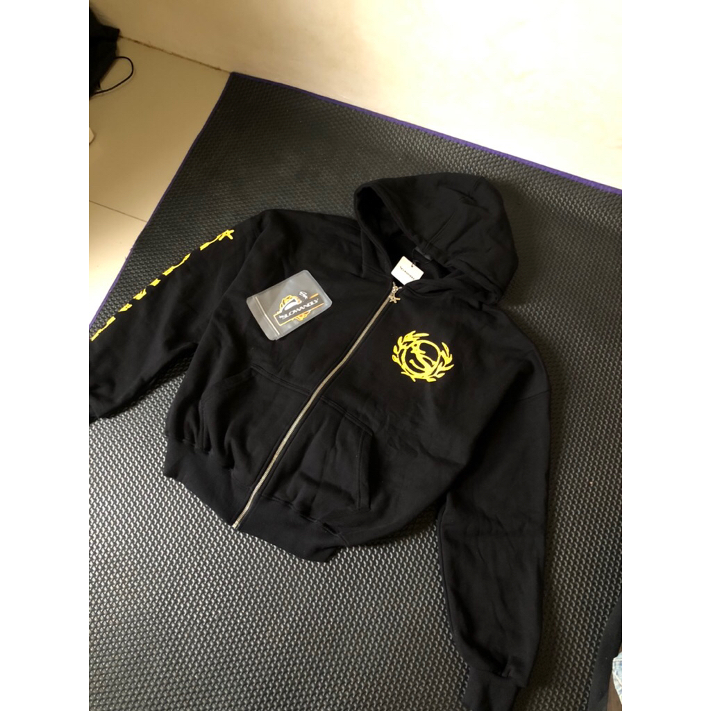 Hoodie Slowandly Black (New)