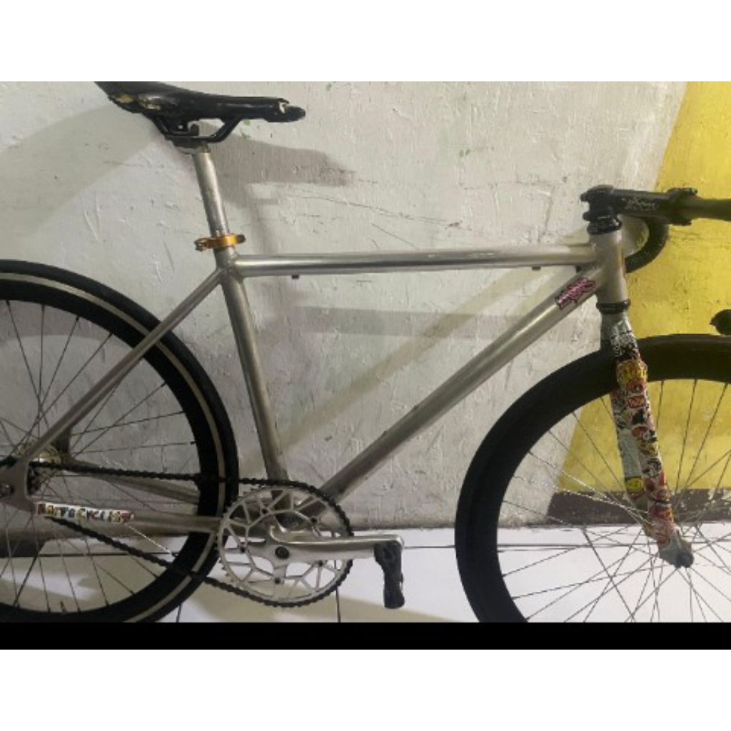 FRAME SEPEDA FIXIE EVERGREEN ALOY