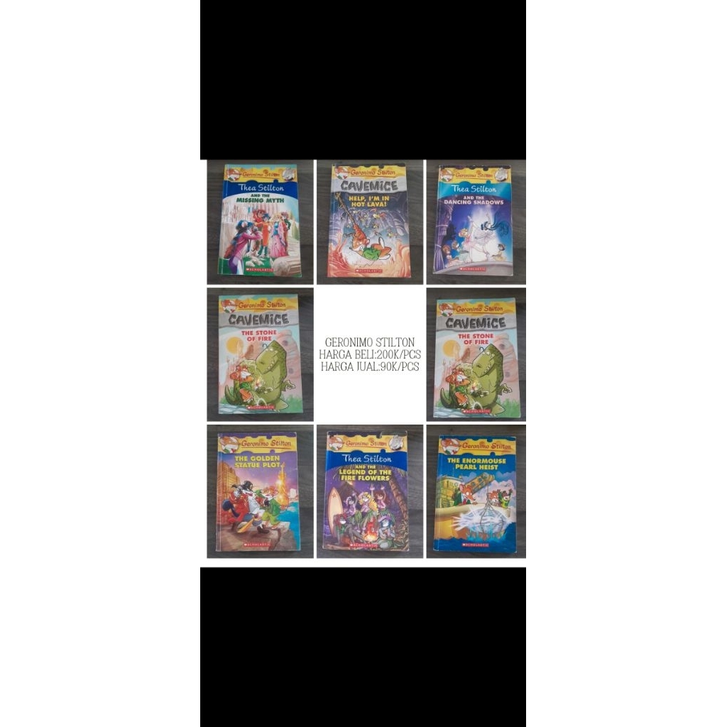 geronimo stilton &thea stilton books