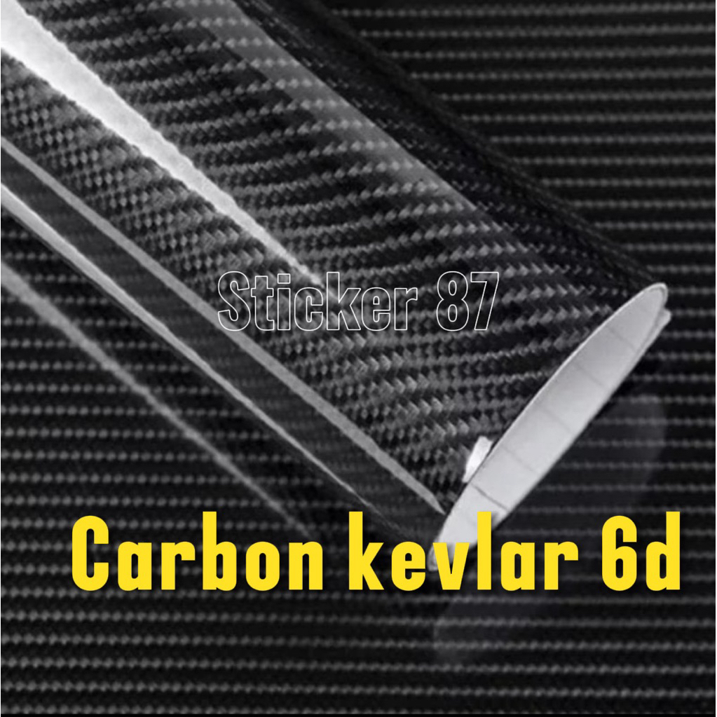 stiker skotlet carbon kevlar glossy premium