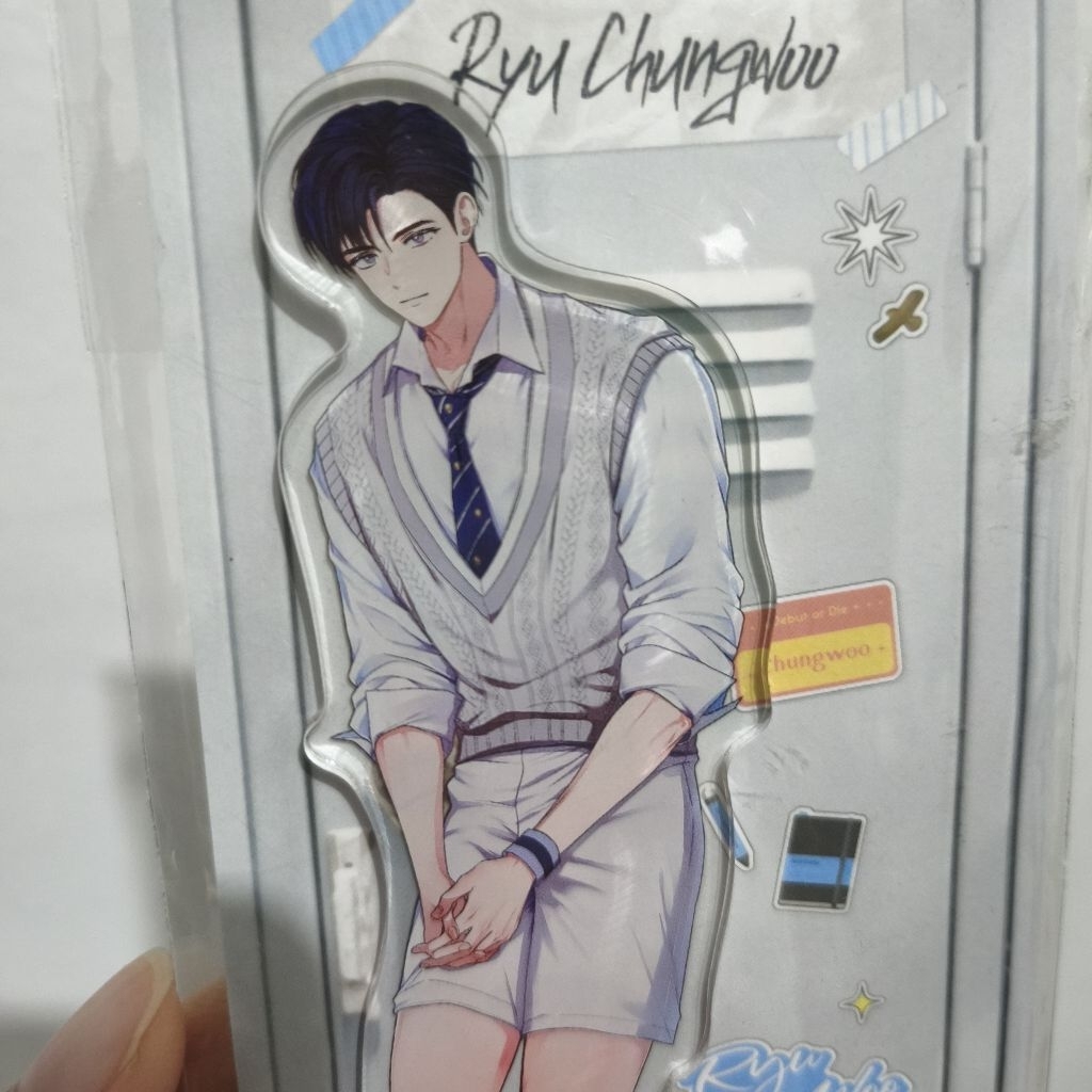 READY STOCK Acrylic standee demotjuk DMJ debut or die official merch Ryu Chungwoo ori