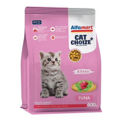 Alfamart Cat Choize Makanan Kucing Kering Kitten Rasa Tuna 400 g