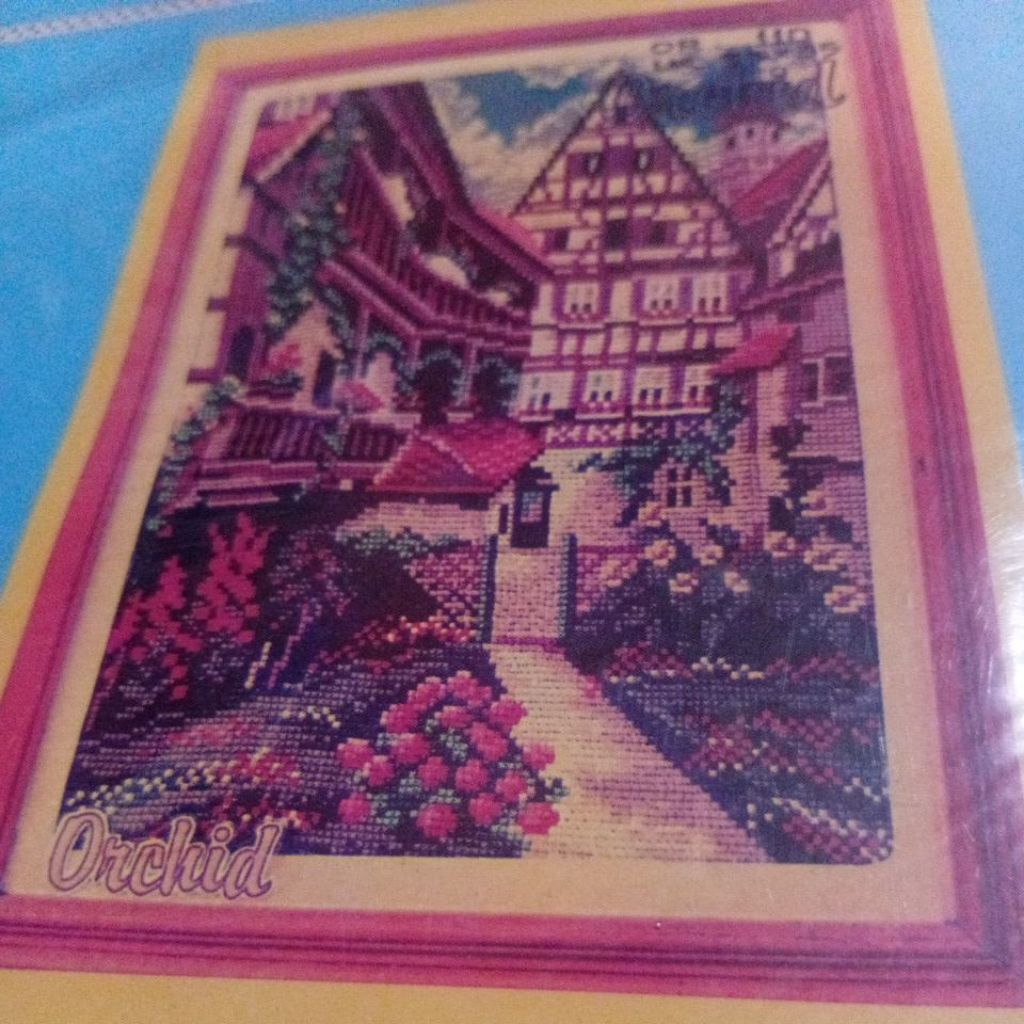 paket kristik Orchid 110 pemandangan