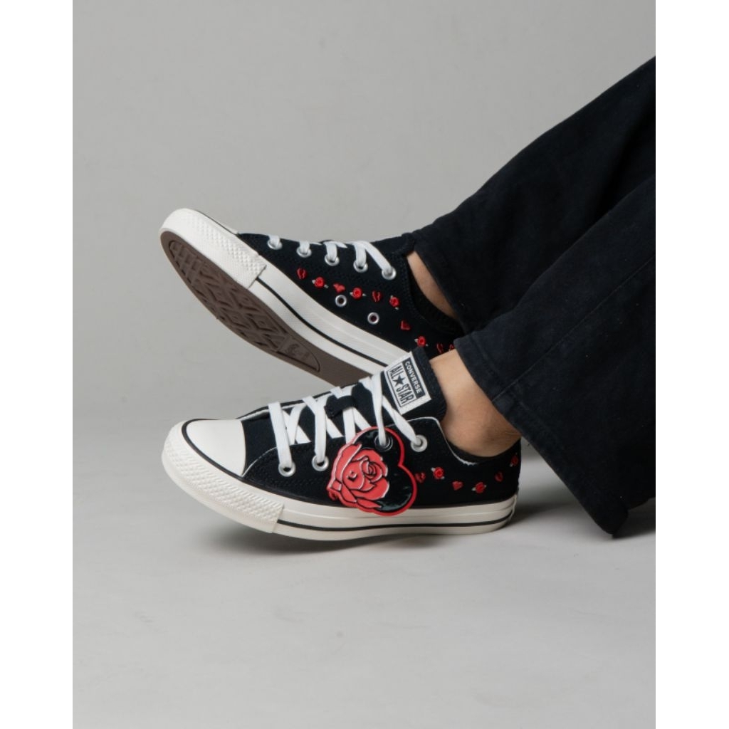 CONVERSE Ctas Ox Valentine Days Women's Black White