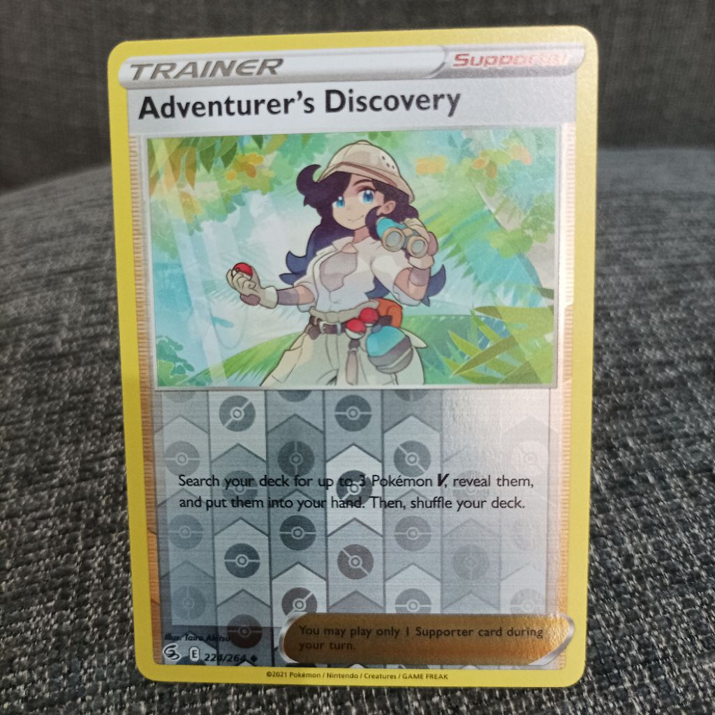 Pokemon english TCG adventurer's discovery 224/264 reverse holo