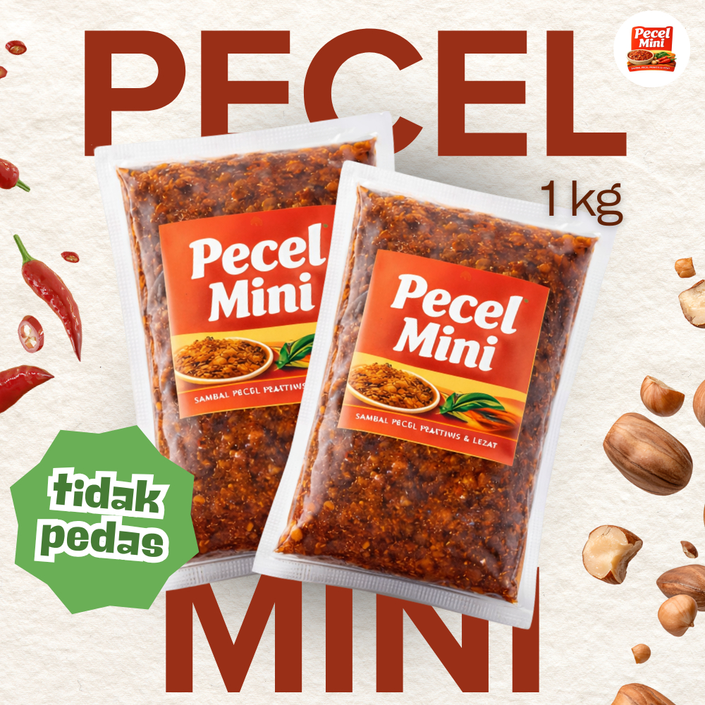 PECEL MINI Sambel Pecel Khas Blitar Tidak Pedas 1 Kg | Bumbu Pecel Tradisional Tanpa Pengawet