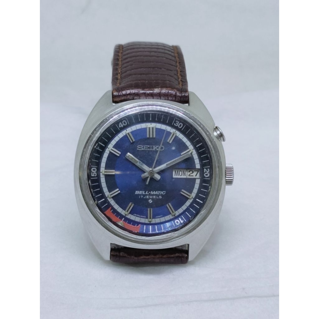 Seiko bellmatic jam tangan antik seiko alarm bluedial japan vintage watch arloji automatic lawas kla