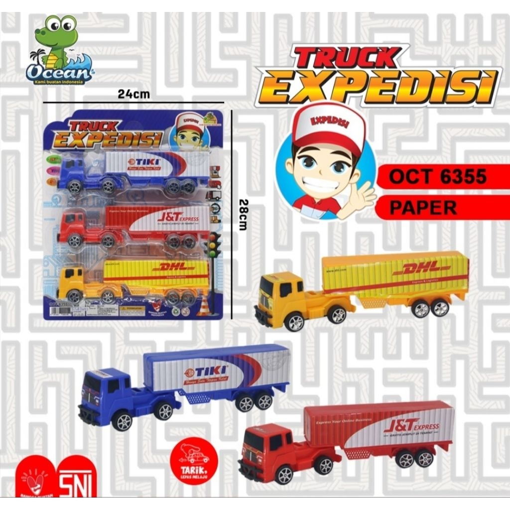 (PRESS) TRUCK JNT ISI 3 KEMASAN PRESS TRUCK EXPEDISI JNT