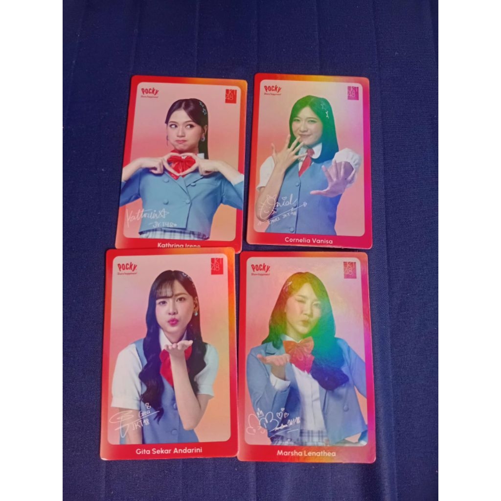 Photocard Jkt48 Pocky, Pc pocky jkt48 official, photocard official jkt48, photocard jkt48, pc jkt48,