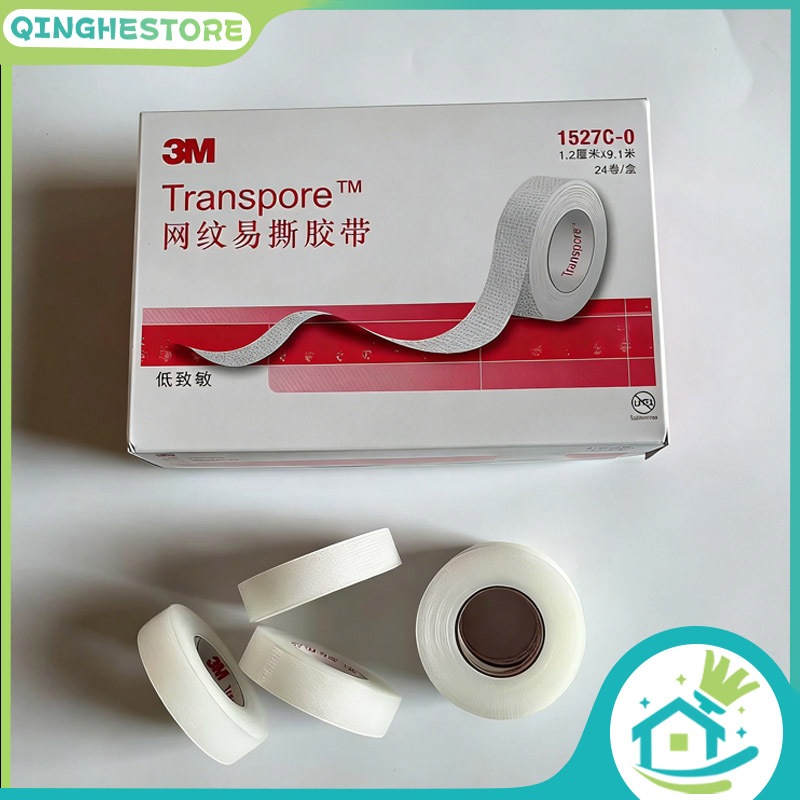 3M Transpore Surgical Tape Eyelid Tape Transparan Scot Mata Transparant / Skot Mata Gulung/ Skot Mat