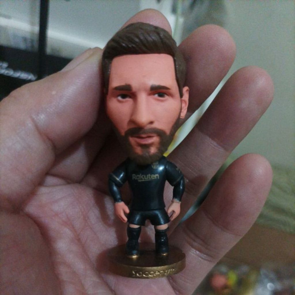 Action Figure Lionel Messi Barcelona Black Soccerwe