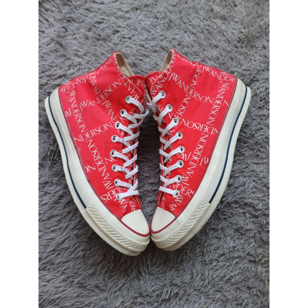 sepatu Converse 70s high x JwAnderson size 42/27cm original mulus
