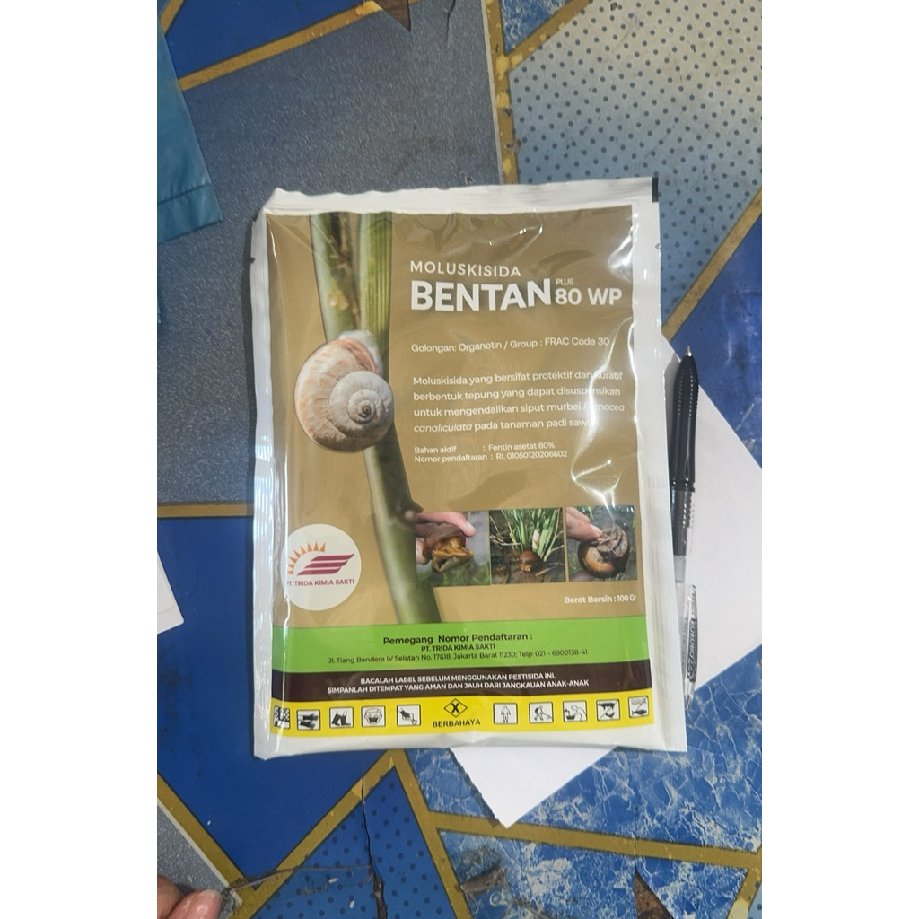 Bentan 80 WP Moluskisida 100gr - Efektif, Aman, Mudah Digunakan