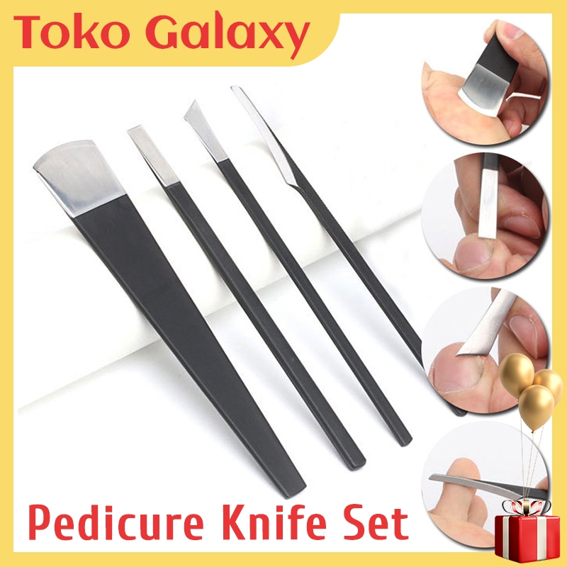 Alat Pedicure Mini 3/4/5/6 Pcs – Pisau Kuku Cantengan & Gunting Kutikula Perawatan Kaki
