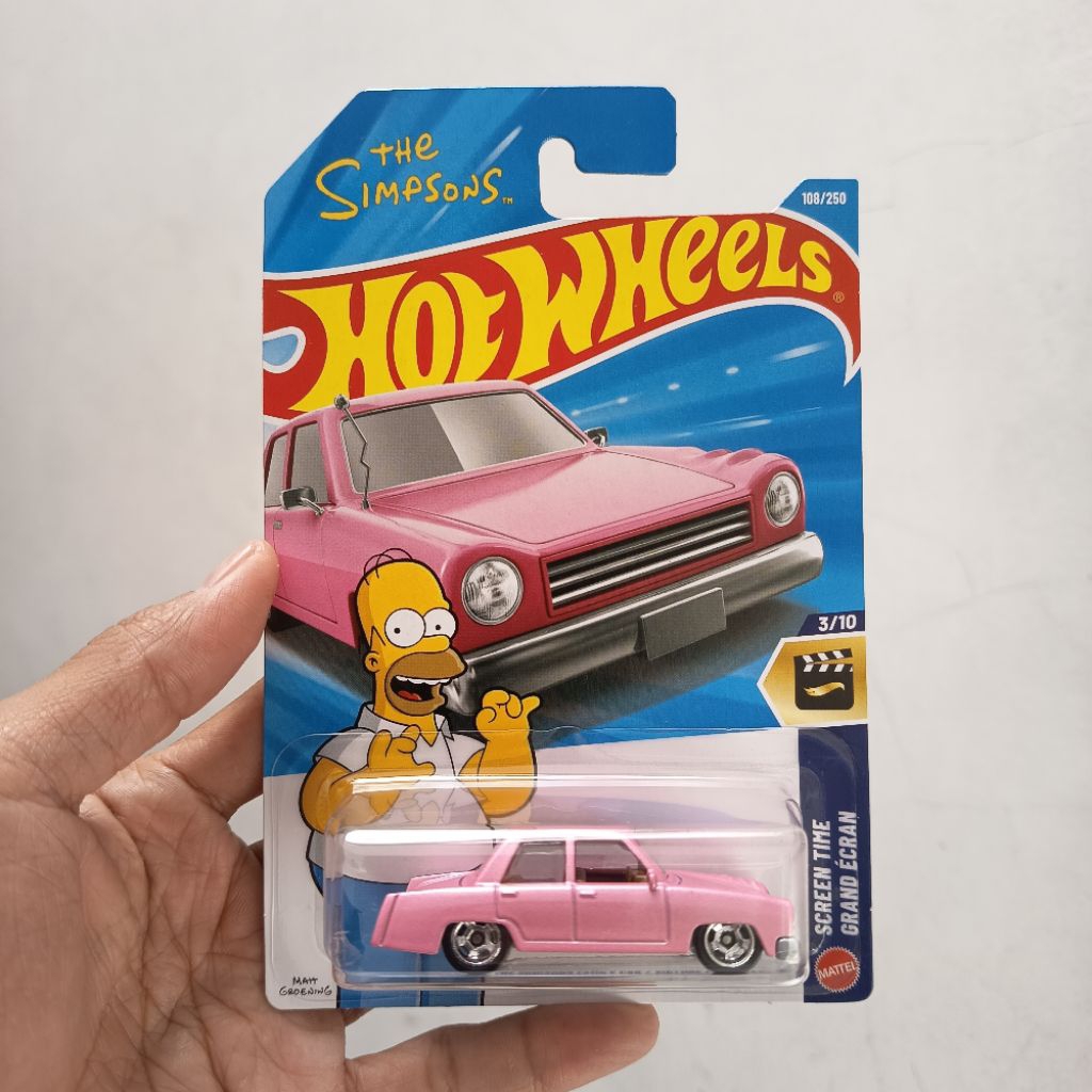 Hot Wheels The Simpsons Family Car Pink