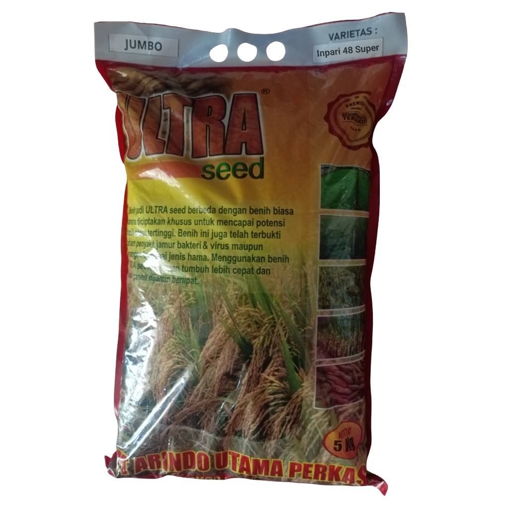 Benih Padi Unggul Inpari 48 BLAS SUPER JUMBO Premium LABEL UNGU