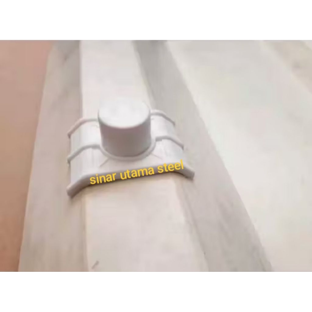(50pcs) Penutup Sekrup Roofing atap UPVC Single layer / SEALSET single layer UPVC
