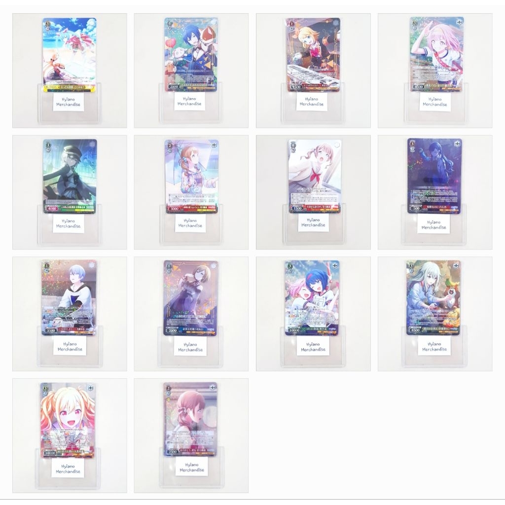 [MIN PEMBELIAN 2PCS] Project Sekai Hologram Weiss Schwarz Card