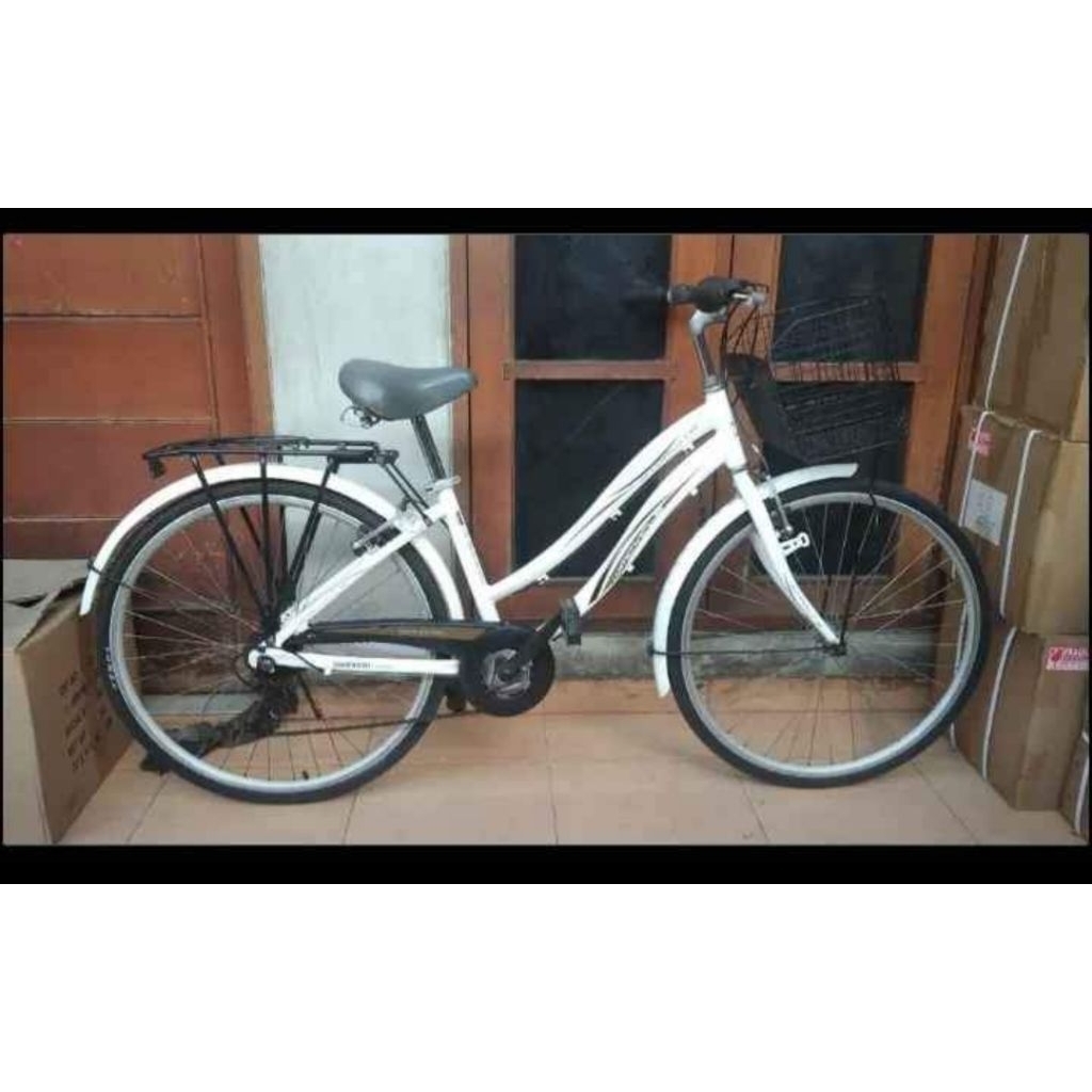 Sepeda Keranjang Pasar Wimcycle Starlite Alloy Lady Sierra