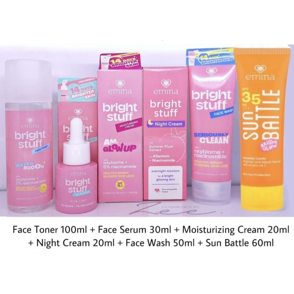 EMINA SKINCARE SET LENGKAP