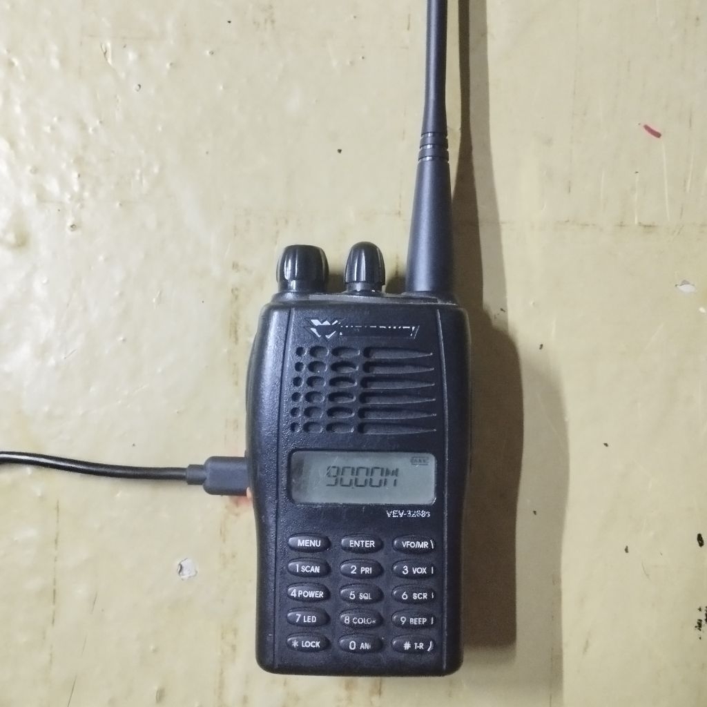 ht weierwei vev3288s custom type c second normal frekwensi vhf + radio fm