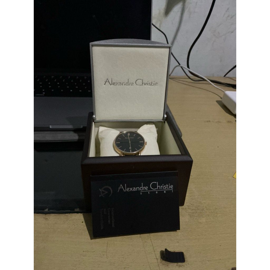 [Promo 4.4] Prelove Jam Tangan Alexandre Christie AC 8582 MDB Original