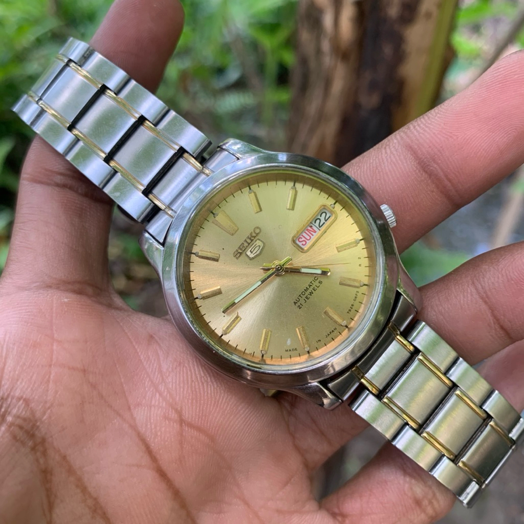 Jam Tangan Seiko Second Automatic 7s26 Original Mulus