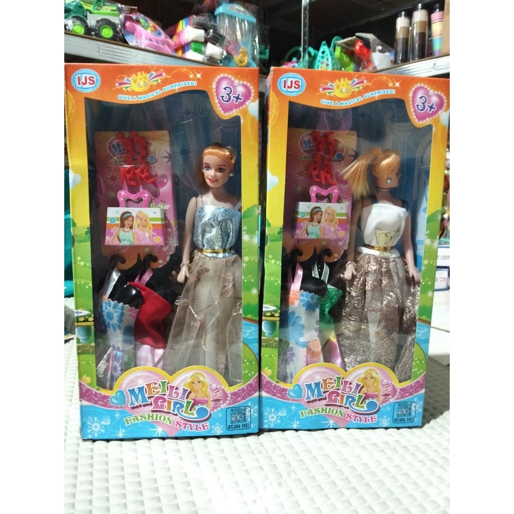 BARBIE DUS B715 MAINAN ANAK BONEKA BARBIE LUCU / MAINAN ANAK PEREMPUAN BONEKA BARBIE SET