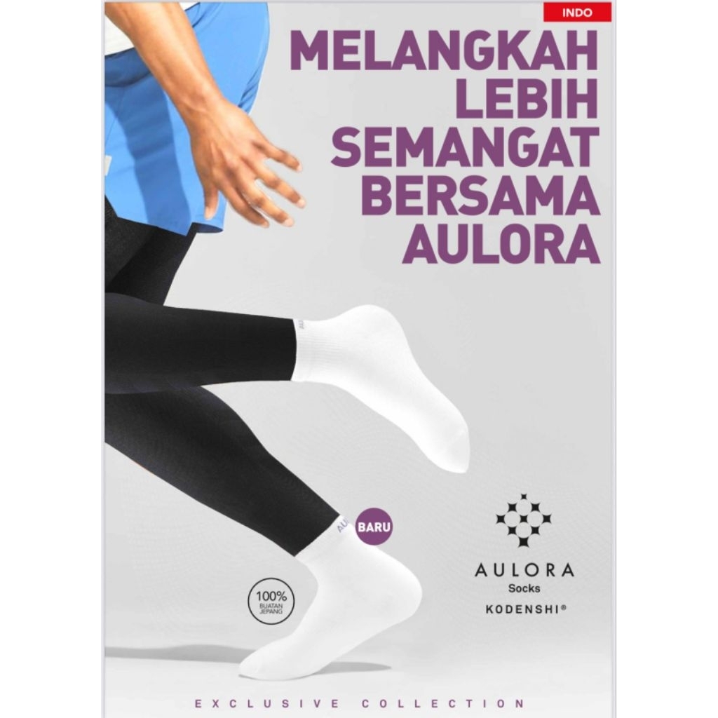 100% ORIGINAL KAOS KAKI AULORA PUTIH. KAOS KAKI PUTIH AULORA. AULORA SOCKS WHITE. AULORA SOCKS LIMIT