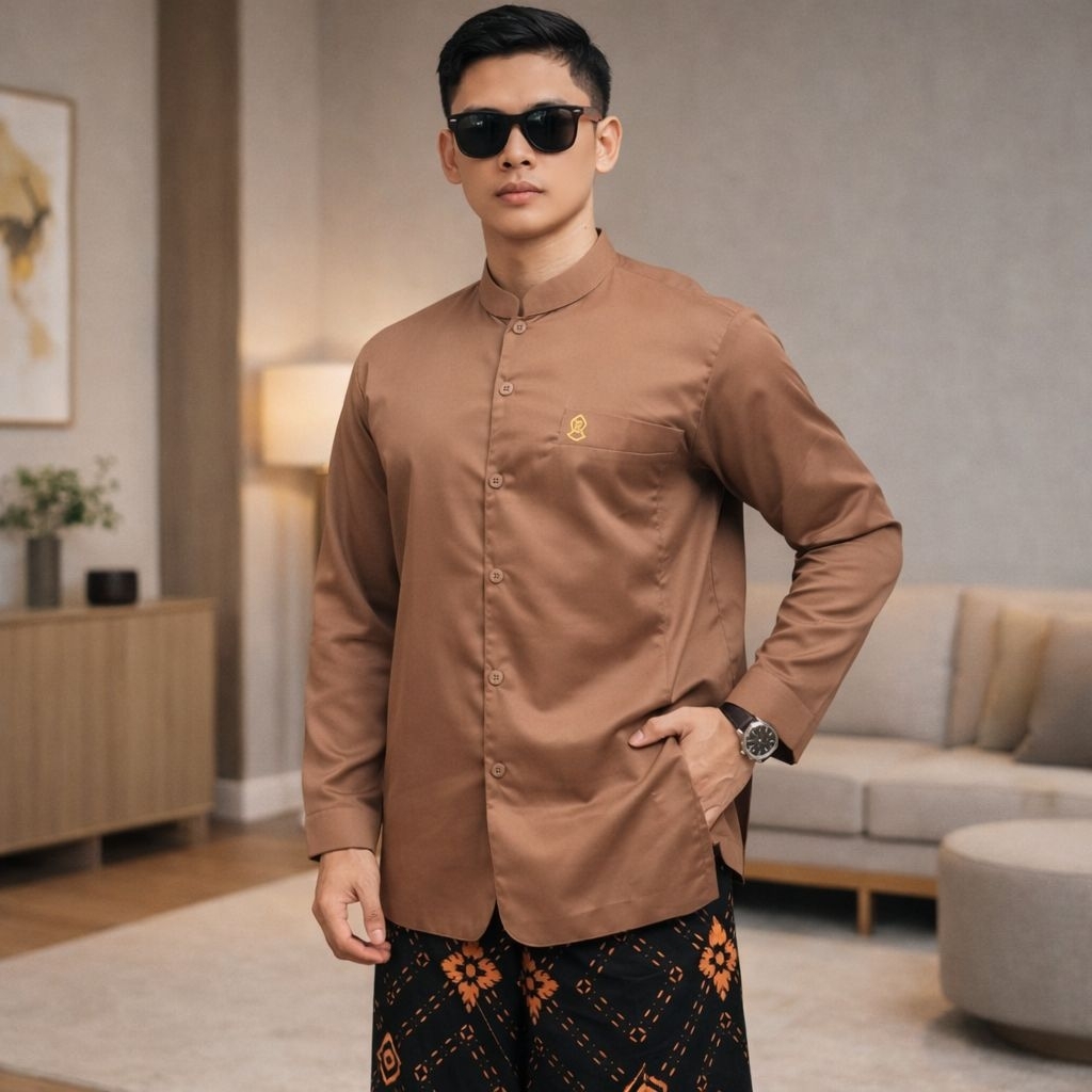 Baju koko semi jas | koko terompah Exlcusive Terbaru | koko ibrahim | bordil terompah