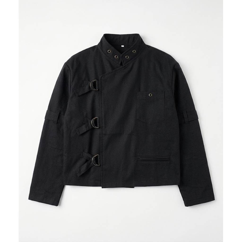 Long sleeve shirt (Cheongsam boxy)