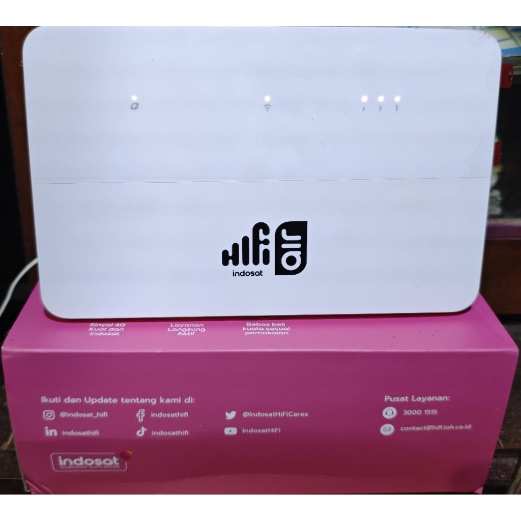 Modem Hifi Air Huawei b636  + Kartu Preloved