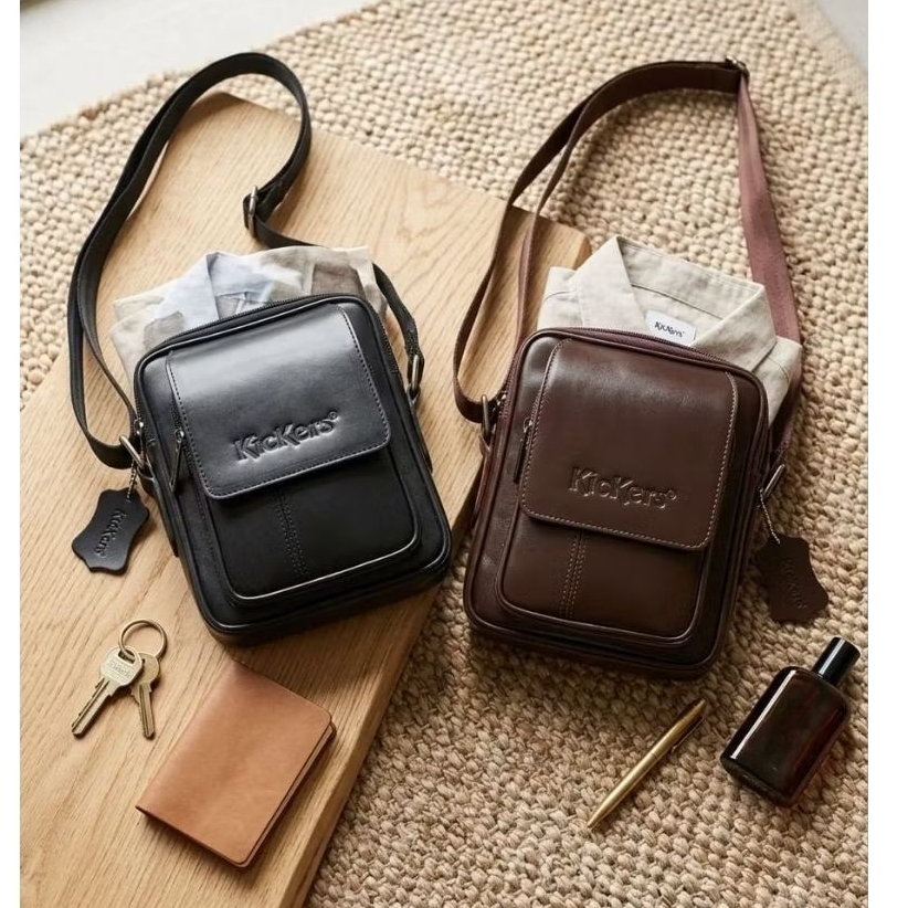 tas bahu pria kulit sapi asli tas selempang kulit tas tenteng tas selempang terbaru