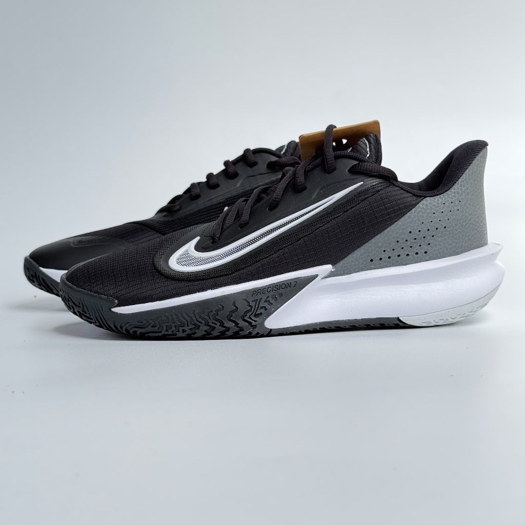 Nike Precision VII 7 Original Black Hitam Sepatu Basket Pria Basketball