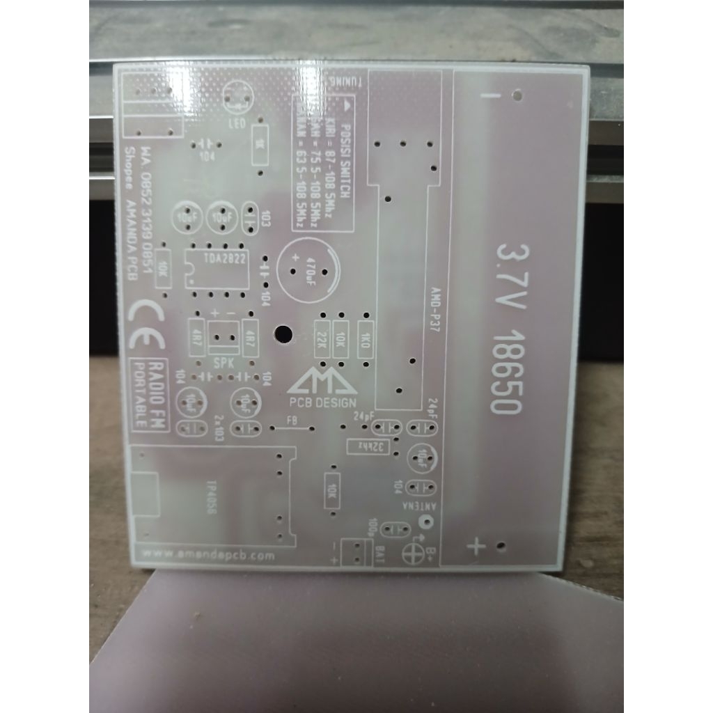 PCB radio fm KT0936MB9