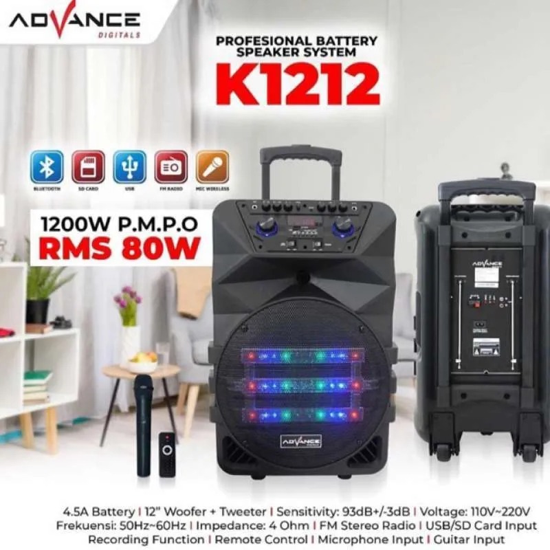 Speaker portebel Advance K-1212