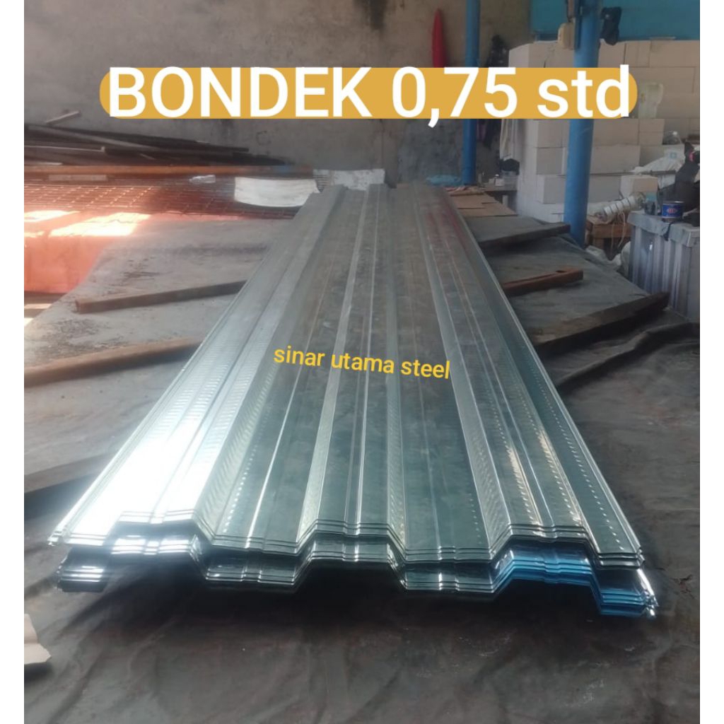 Bondek / Bondeck 0,75 std untuk cor 3 meter 4 meter 5meter 6meter