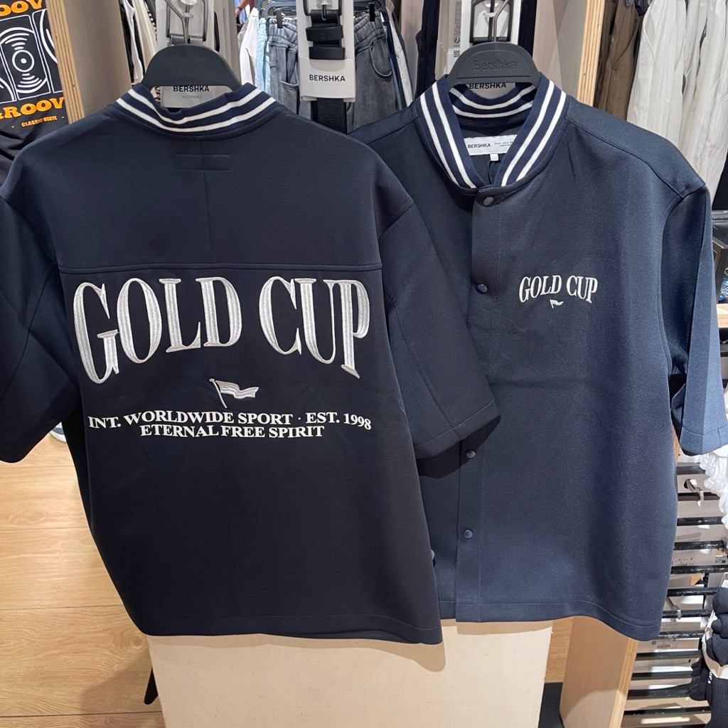 Kemeja Varsity BERSHKA MEN Jastip (jasa titip)