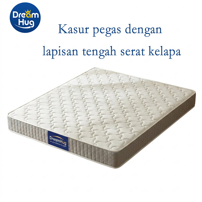 DreamHug Kasur Pocket Spring Latex Lite Tebal 23 cm Garansi 10 Tahun   Ukuran Kasur 120x200  160x200